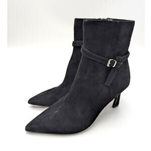 Steve Madden Layan Pointed Toe Heel Bootie Women's Black Size US6M EU36.5